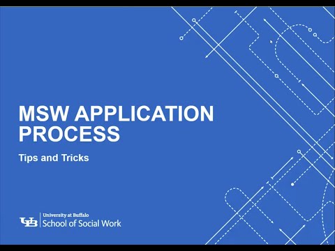 UBuffalo MSW Application Process: Tips and Tricks
