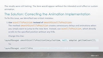 Create a Custom Insert Animation in Android RecyclerView!