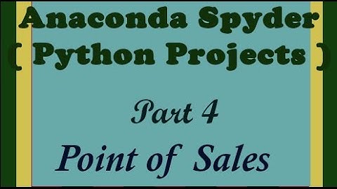 Point of Sales System POS–Python Project (Part 4) Print Invoice on screen and save as text file