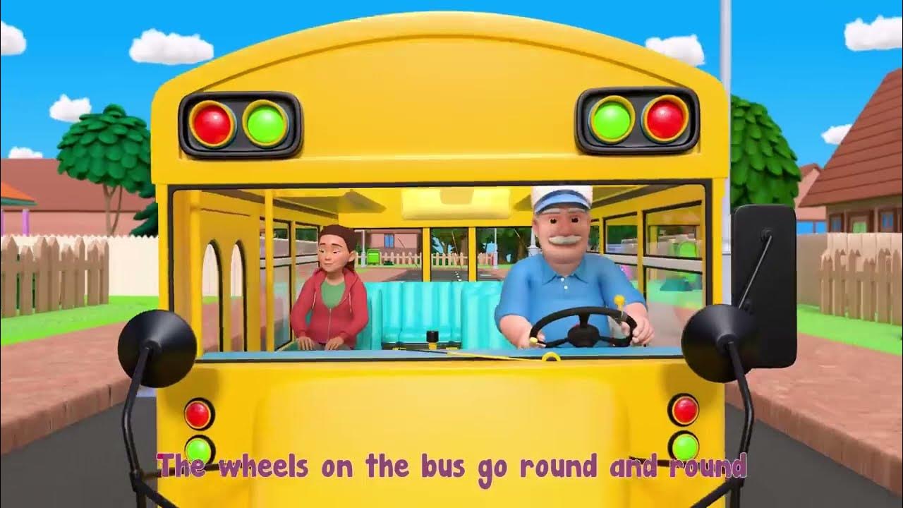 Wheels On The Bus Goes Round and Round HappyKidsTV Nursery