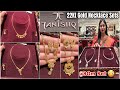 Tanishq NEW Gold Necklace Set Designs 8GmSet🔥| Tanishq Uncut Diamond Necklace Set Designs With Price