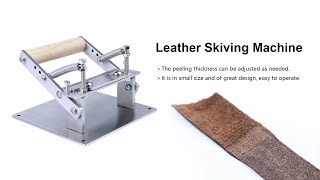 : leather skiving machine