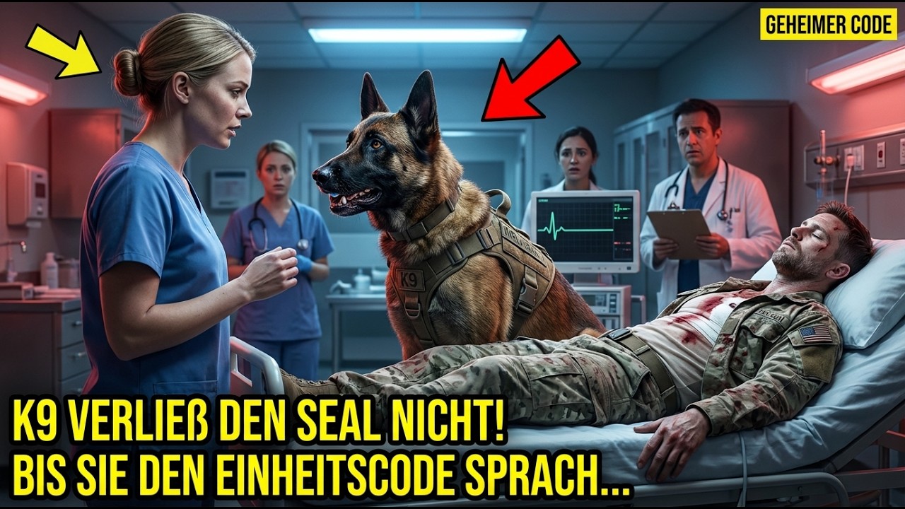 K9 weigerte sich die Seite des toten SEALs zu verlassen Bis die Krankenschwester den geheimen