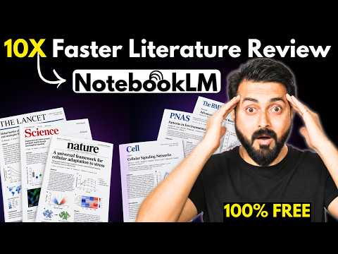 Literature Review 10x Faster With NotebookLM (Thesis and Research Papers)