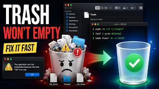 Can’t Empty Trash on Mac? Try These Fixes