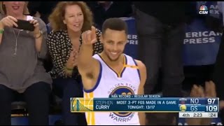 Stephen Curry 柯瑞 Full Highlights 2016 11 08 vs 鵜鶘  13 3p