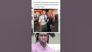 On my way to Boy Scout camp and met