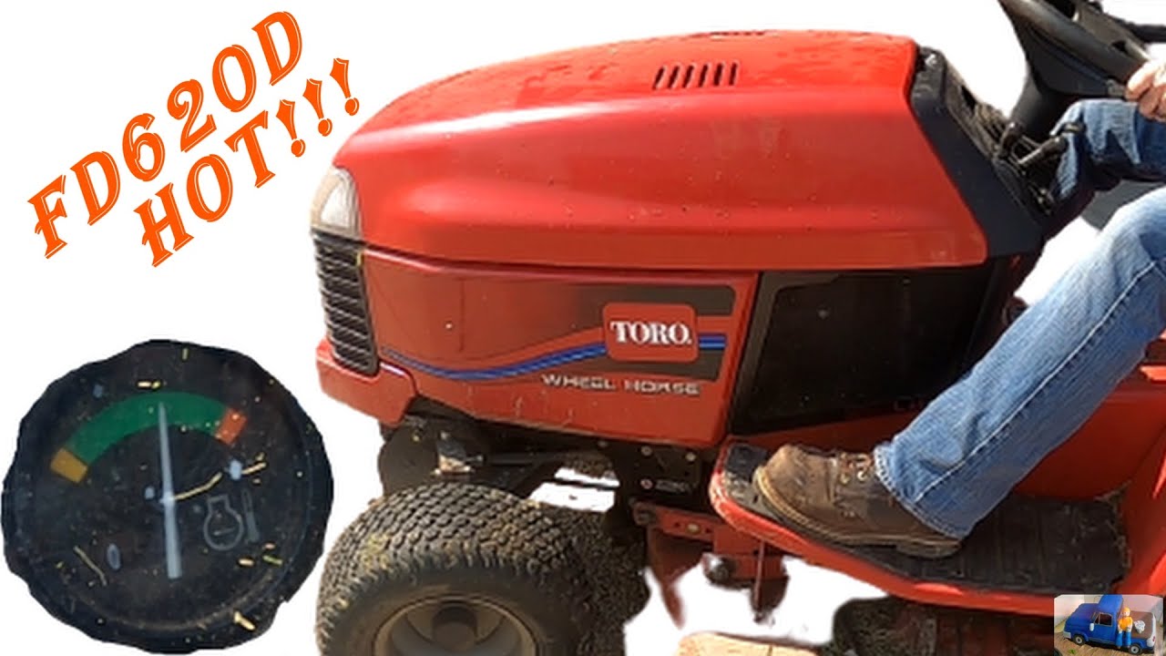 TORO / WHEEL HORSE 520 LXi.....GETTING HOT! - YouTube