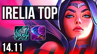 IRELIA vs AATROX (TOP) | Rank 1 Irelia, 6 solo kills, Rank 16 | BR Challenger | 14.11