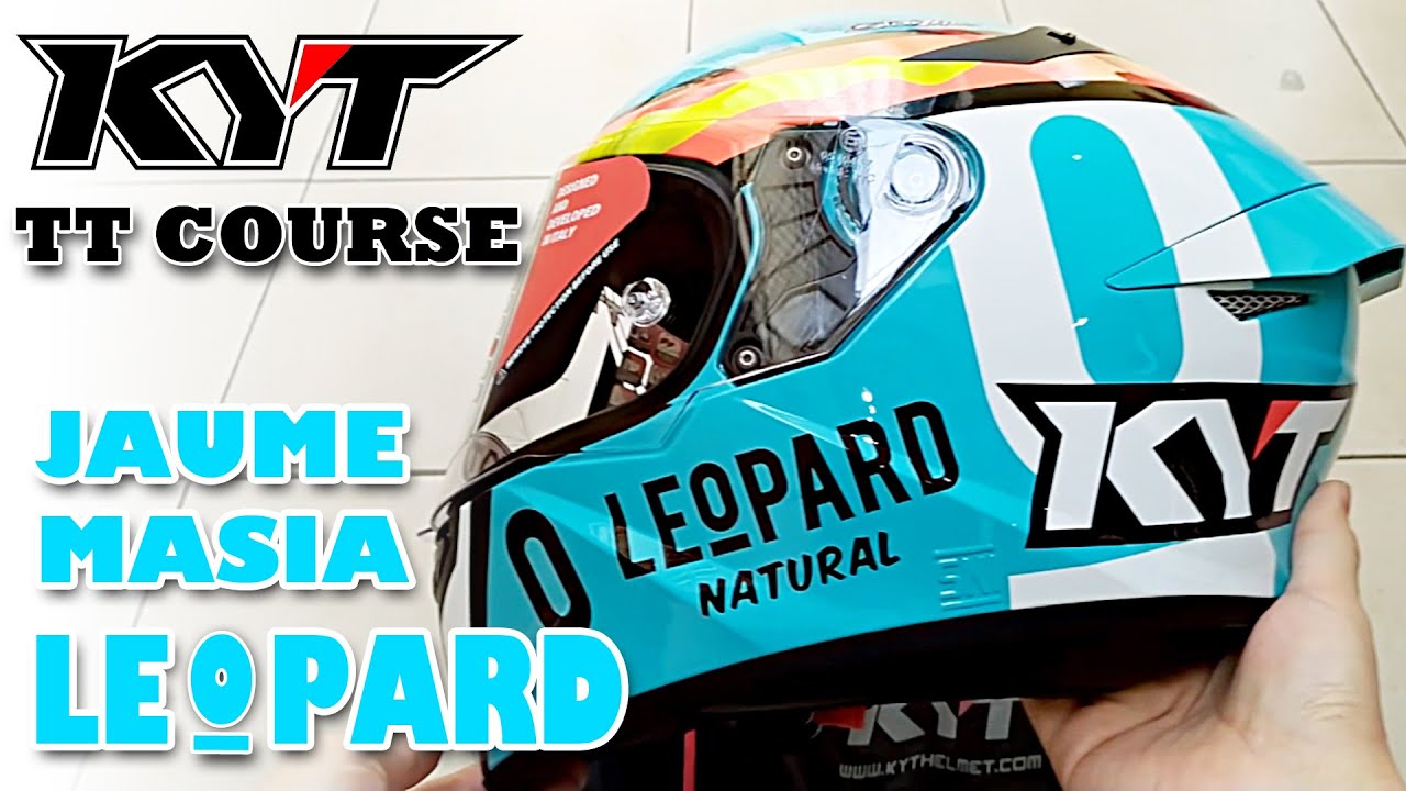 Helm KYT TT Course Jaume Masia Leopard 