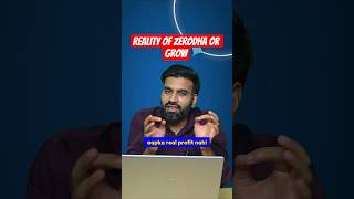 Zerodha/Groww Profit Lie? Real Truth Revealed 💸 #shortvideo
