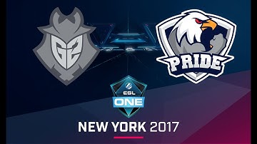 CS:GO - G2 vs. Pride Gaming [Train] Map 1 - Quarterfinal - ESL One New York EU Qualifier
