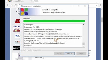 Start with Codeblocks on Windows