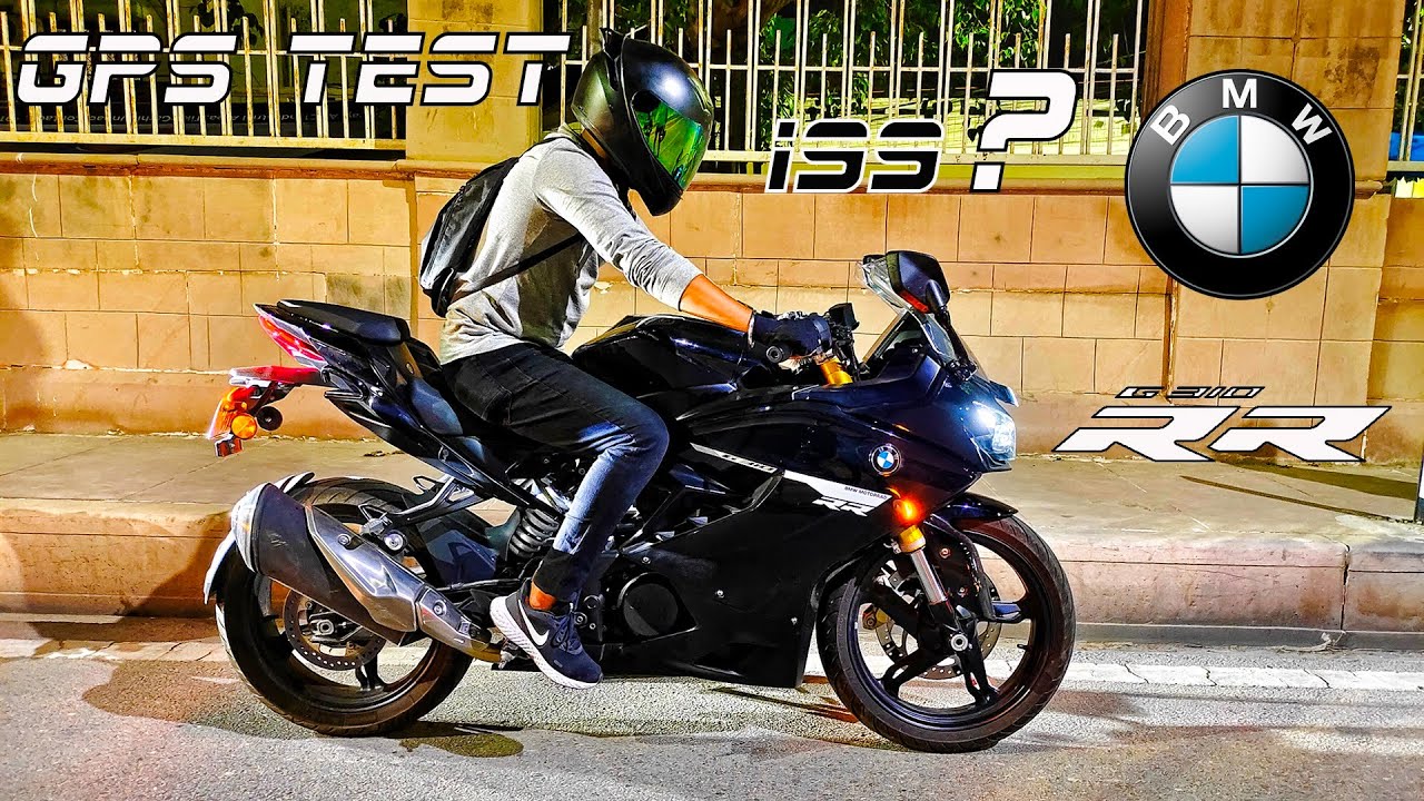 BMW G 310RR GPS TOP SPEED TEST 199 KMPH? 