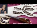 Learn how to make henna leaves properly  mehendi tutorial
