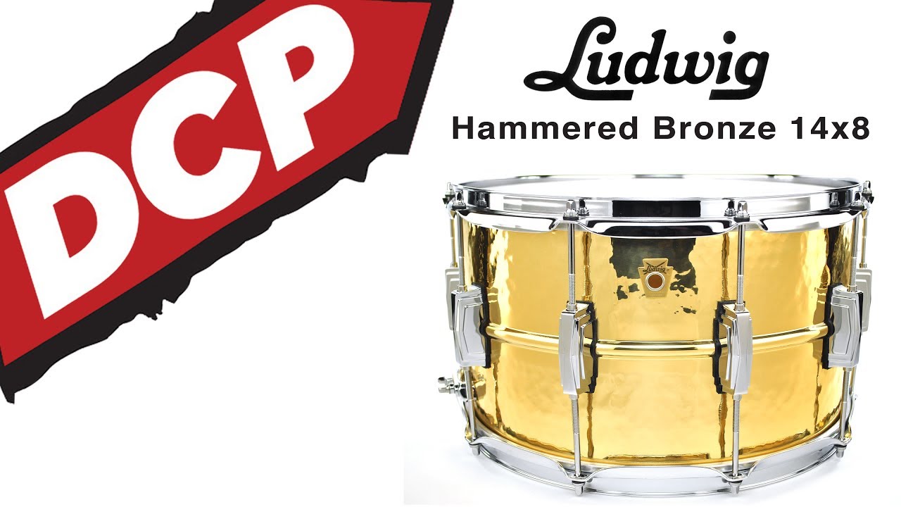 Ludwig Supraphonic Bronze Hammered Snare Drum 14x8 - Video Demo