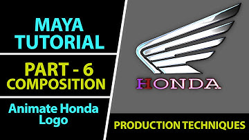 Maya 2016 Tutorial | Animated Honda Logo - PART 6 - Composition