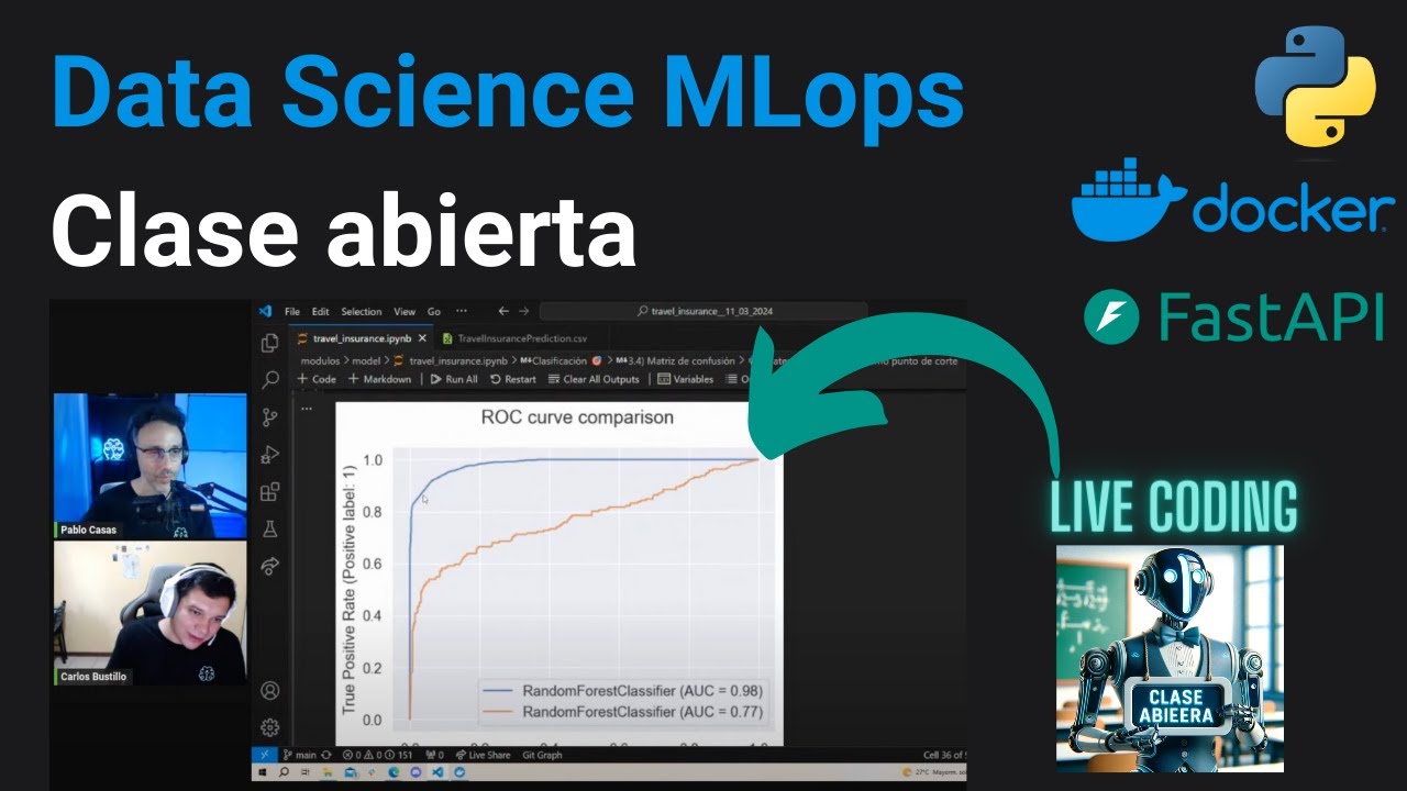 💻🔥 Crear modelo RANDOM FOREST en FastAPI, dentro de Docker - Clase ABIERTA Data Science!