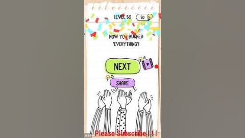 brain test level 50 answer or walkthrough