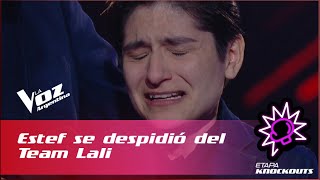 El llanto desconsolado de Estef al ser eliminada del Team Lali - La Voz Argentina