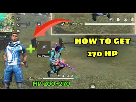 How to increase HP in Free Fire | How to get 270 HP in Free Fire | Free Fire me 270 HP kaise hoga
