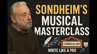 Stephen Sondheim’s Four-Show Syllabus for Aspiring Musical-Theatre Composers