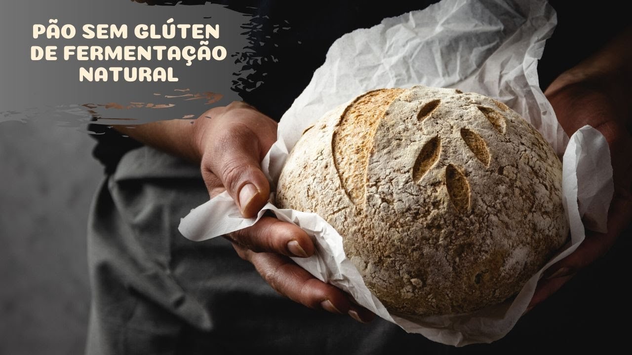 Pão sem glúten de fermentação natural - apto a celíacos e intolerantes ao glúten