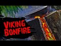 Viking Bonfire "Scandinavian Candle". Morning Bushcraft
