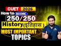 CUET 2026 History Previous Year Questions | Top 50 MCQ Revision by Mohit Sir | Gyankul