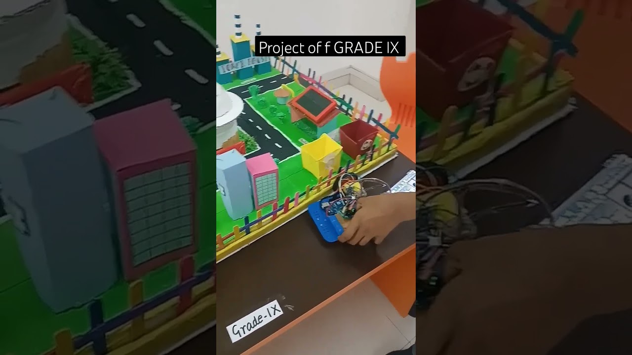 Grade IX made Cell City in Steam Lab at  School