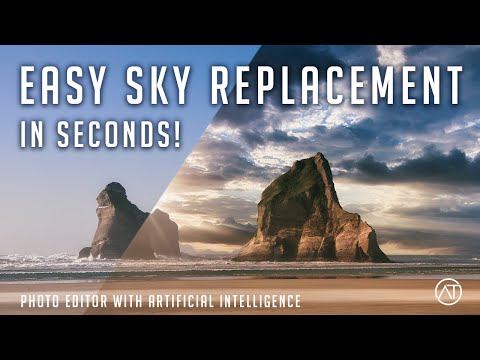 EASY SKY REPLACEMENT in your photos with AI Sky Replacement Tool