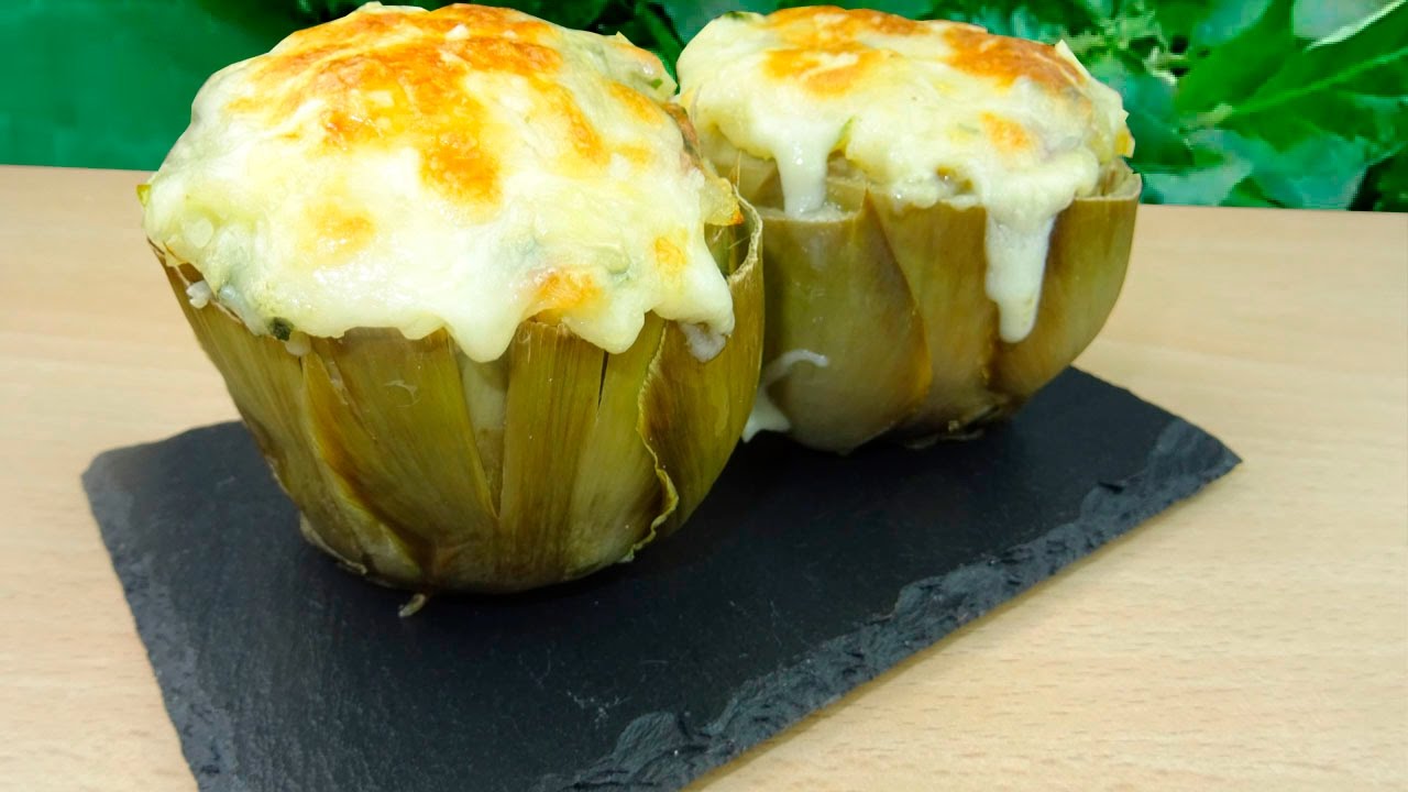 ALCACHOFAS RELLENAS DE BACALAO | RECETA FÁCIL