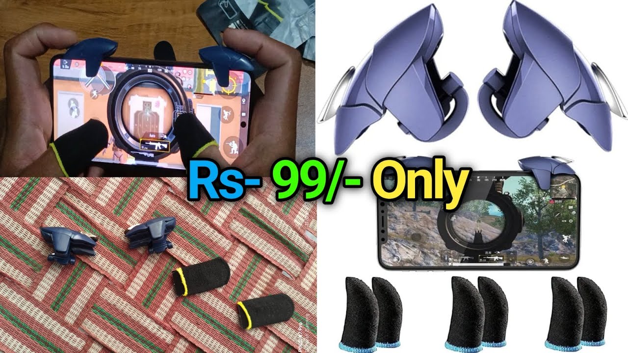 PUBG Mobile Gaming Trigger & Finger Sleeves Unboxing 🔥 | Best for BGMI & FPS Games 🎮 #gamingtriggers