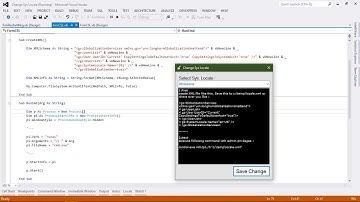 How to Change System Locale USING VB.NET