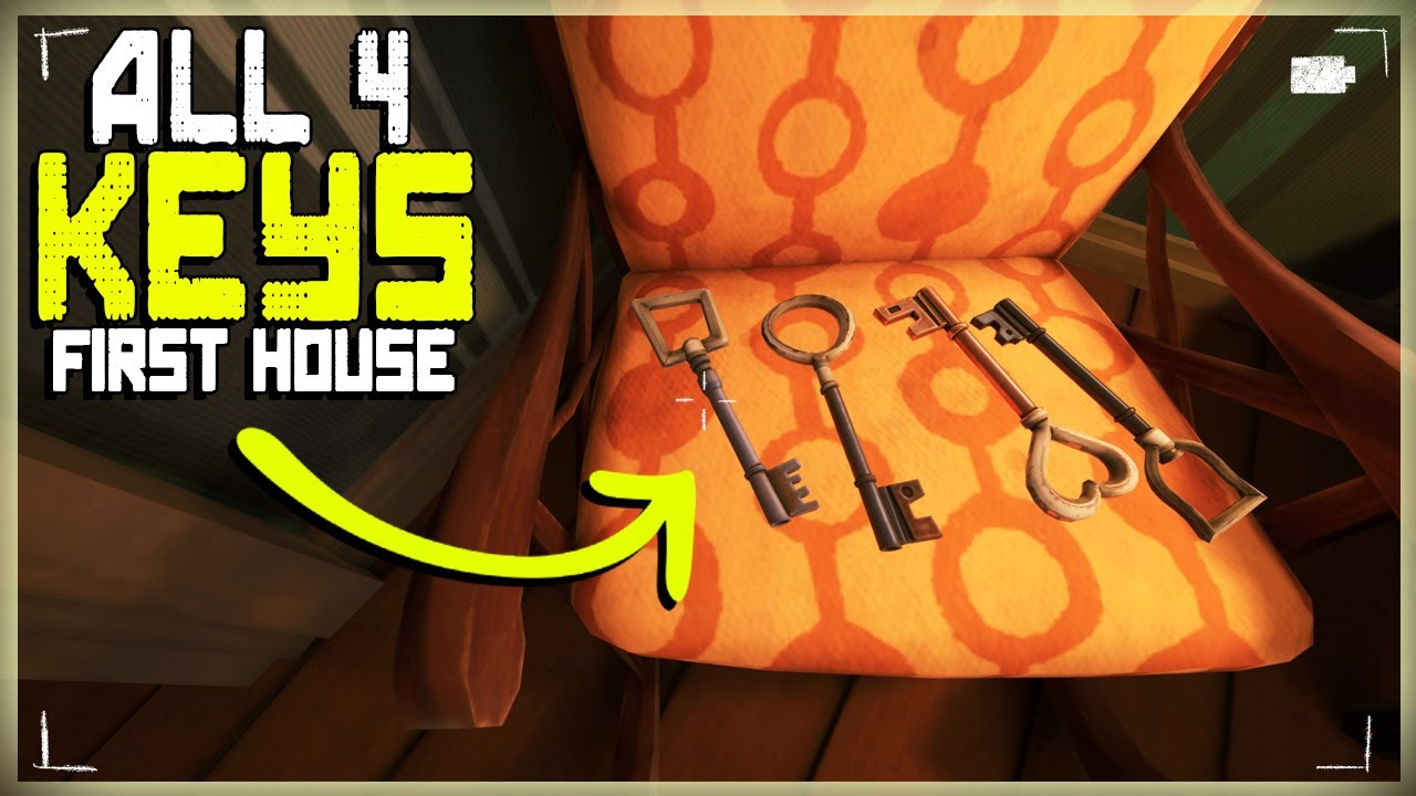 How To Get All 4 Keys For All Locks Hello Neighbor 2 Safe Doll 