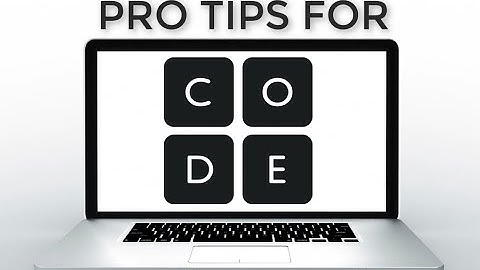Code.org Pro Tips