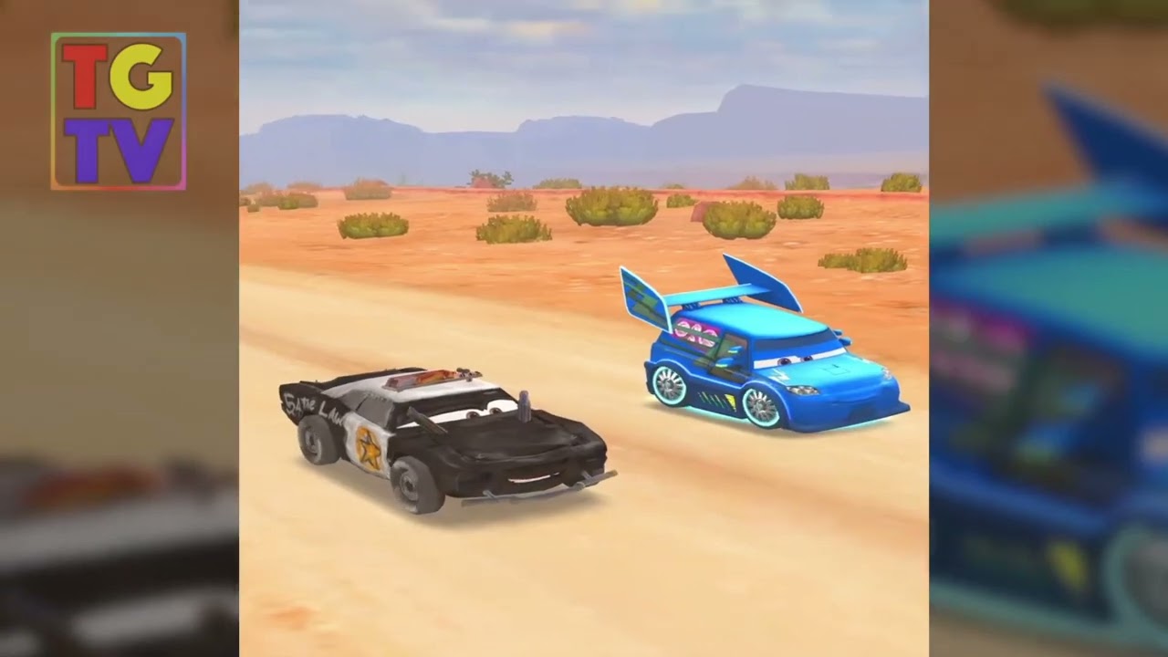 Cars Lightning League | Broadside & APB Against Everyone End of Series