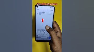 How to remove glance from lock screen in realme | Glance realme Remove #shorts