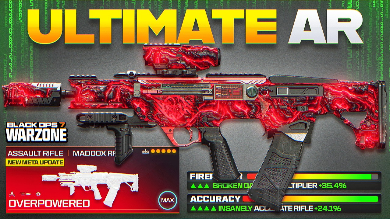 new #1 OVERPOWERED AR META LOADOUT for WARZONE BO7! (Best Maddox RFB Warzone Meta Loadout)