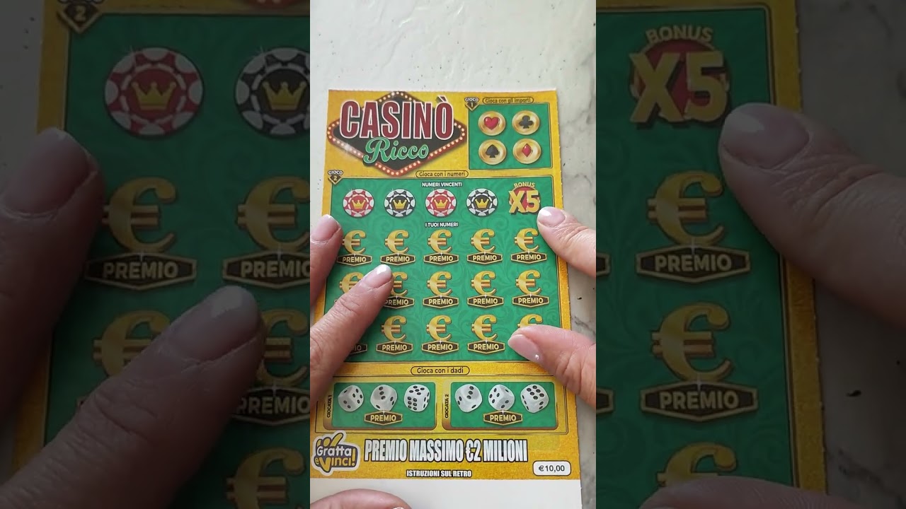 ☘️ Bellissimo🍀 VINCENTE 🍀CASINO RICCO nuovo gratta e non solo ☘️💯🎉☘️💯🎉☘️💯🎉☘️