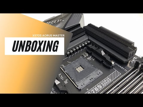 X570S AORUS MASTER unboxing