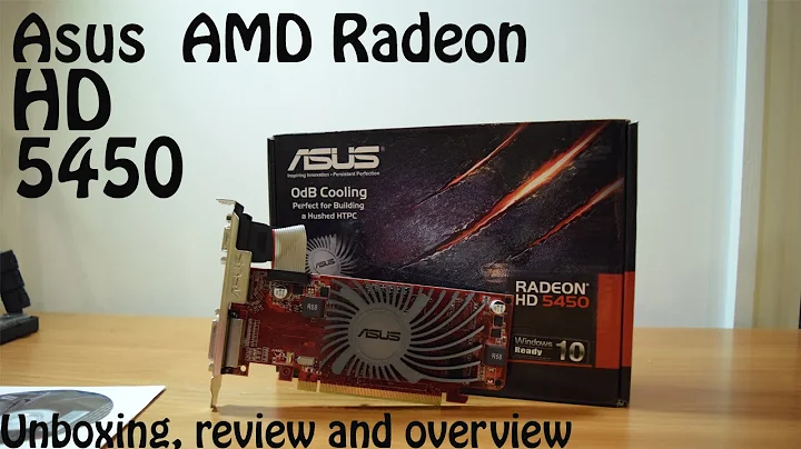 ASUS AMD Radeon HD5450: Unboxing & Überprüfung
