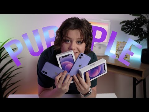 Purple iPhone 12 Mini & Purple iPhone 12 Unboxing + Apple