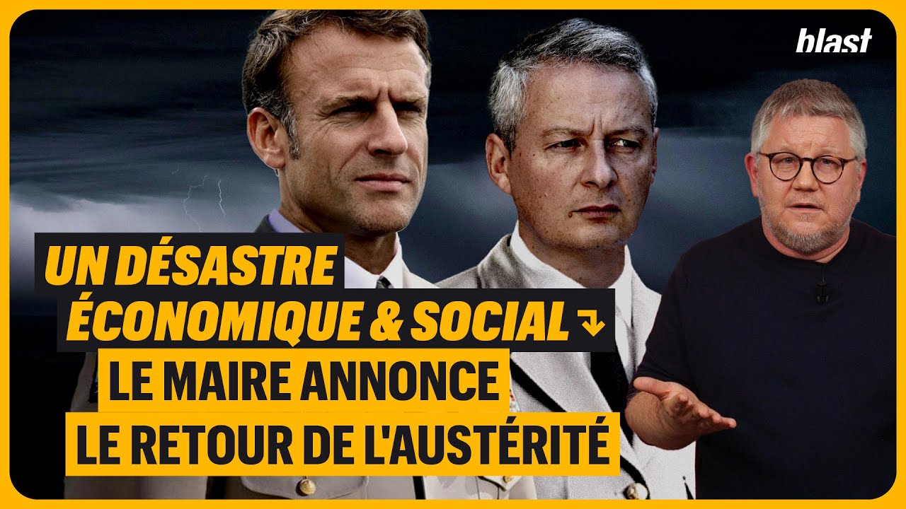 ⁣UN DÉSASTRE ÉCONOMIQUE ET SOCIAL : LE MAIRE ANNONCE LE RETOUR DE L'AUSTÉRITÉ