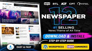 Newspaper – News &amp; WooCommerce WordPress Theme | Learn How to Download and Install