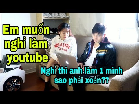 TUYÊN BỐ NGHỈ LÀM YOUTUBE và PHẢN ỨNG BẤT NGỜ CỦA CHỒNG - YouTube
