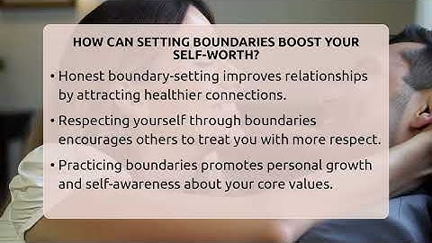 How Can Setting Boundaries Boost Your Self-worth? - The Personal Growth Path