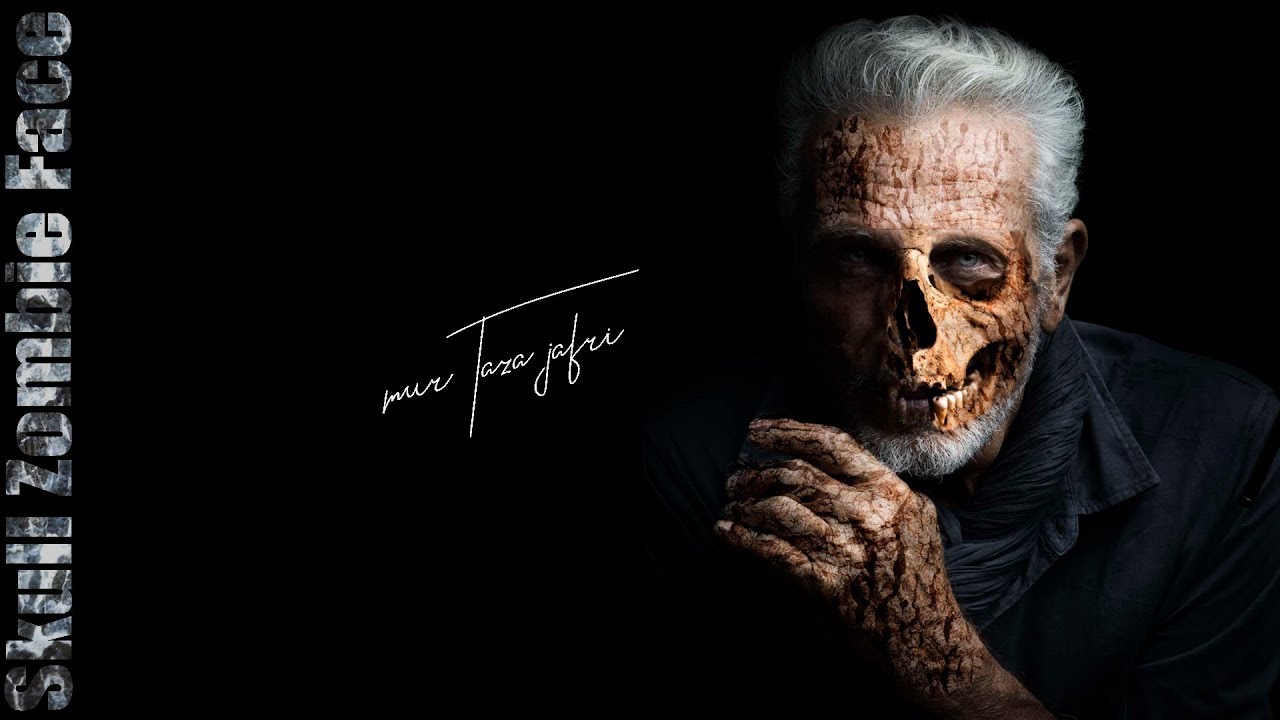 Skull Zombie Face | Photoshop Tutorial | Adobe World |