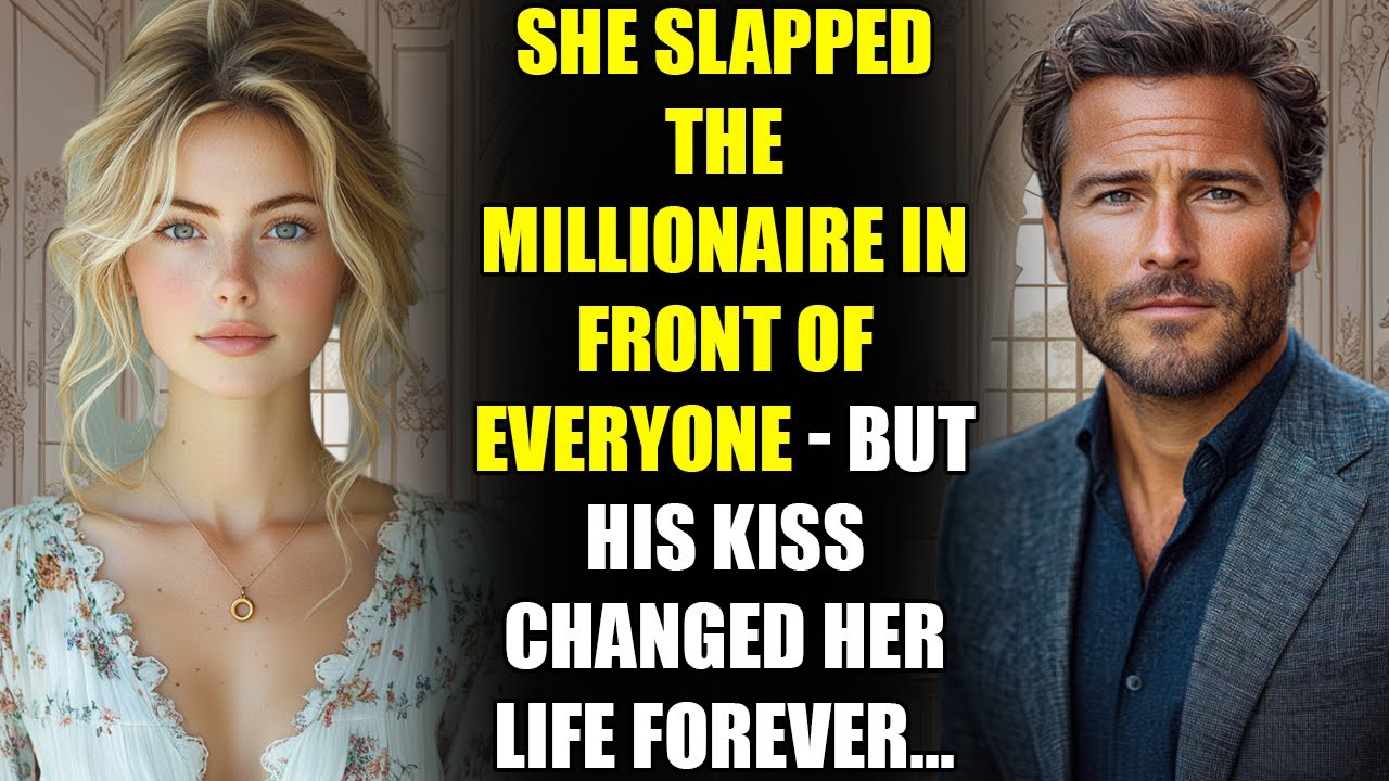 She Slapped the MILLIONAIRE in Front of Everyone - But His Kiss Changed Her Life Forever...