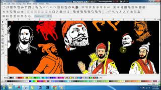 Create Shivaji Maharaj Redium Stickers with Flexi & CorelDRAW | Unlimited DesignAaditya stickers gfx screenshot 2